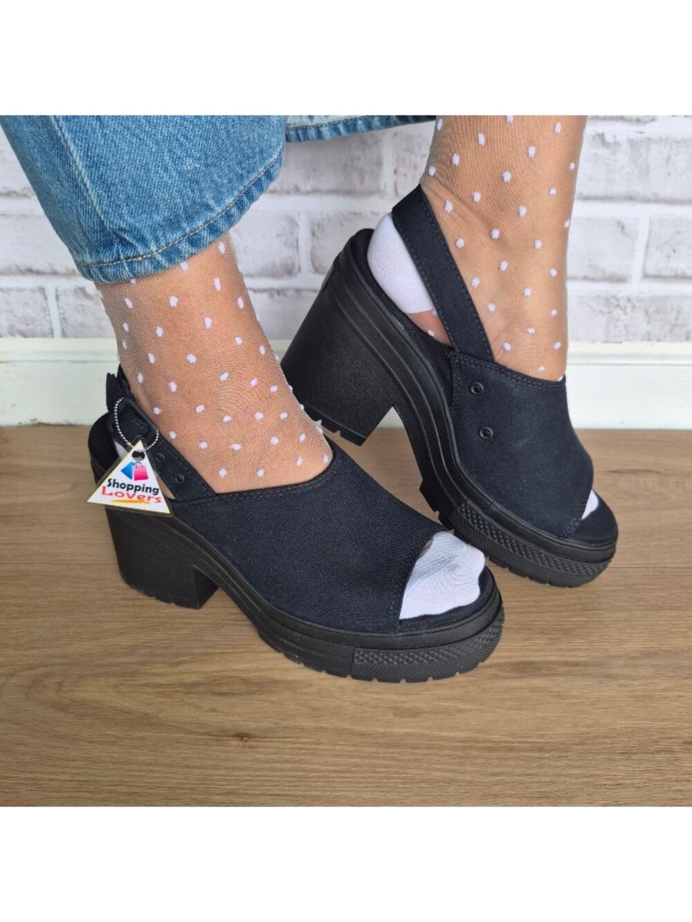 Converse Chuck 70 De Luxe Heel Platform Sz 7.5 Womens shoes Sandal BLack A12567F
